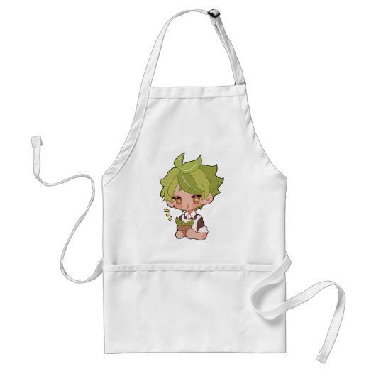 Tablier Cookie Weed vert (Devant)