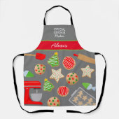 TABLIER COOKIES DE NOËL (Recto)