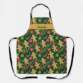 Tablier Cookies de Noël au gingembre (Recto)