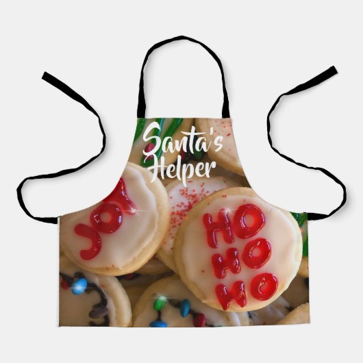 Tablier Cookies de vacances, Père Noël’s Helper (Recto)