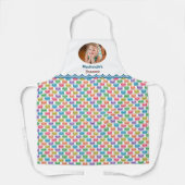 Tablier Cookies Pop Art Colorful Macarons Photo Grand (Recto)