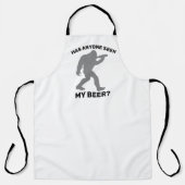 Tablier Cool BBQ Beer Lover Griller Funny Big Foot Grill (Recto)