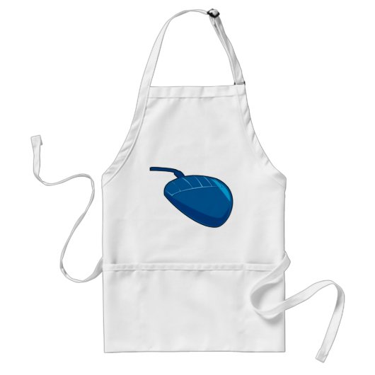 Tablier Cool Blue Computer Mouse Tech (Devant)