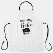 Tablier Cool Custom Real Men Bake (Recto)