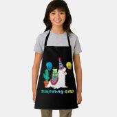 Tablier Cool Cute Alpaca Llama Cactus Filles Anniversaire (Insitu)