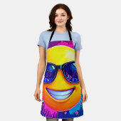 Tablier Cool 😎 Emoji Fun (Porté)
