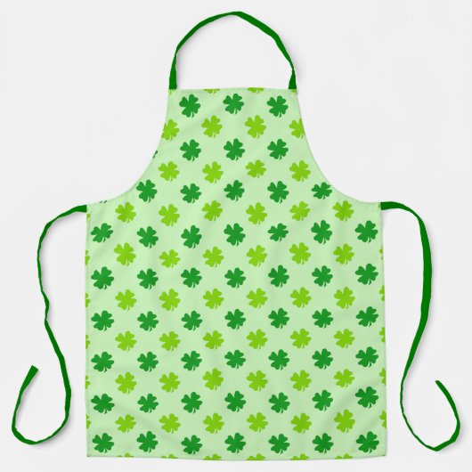 Tablier Cool Green Shamrock Irish Pride (Recto)