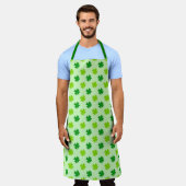 Tablier Cool Green Shamrock Irish Pride (Porté)