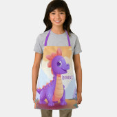 Tablier Cool kids dinosaur ajouter un nom (Insitu)