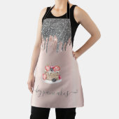 Tablier Cool Parties scintillant argent  Rose Pancakes or (Insitu)