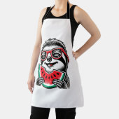 Tablier Cool Sloth Manger de la pastèque (Insitu)