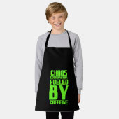 Tablier Coordinateur du Chaos alimenté par la caféine drôl (Porté)