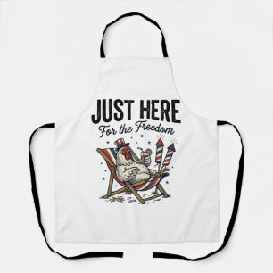 Tablier Coq de la liberté drôle Vintage T-shirt patriotiqu