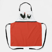 Tablier Coq Noir Vintage  (Recto)