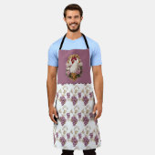 Tablier Coq & Raisins Heraldique Crest (Porté)
