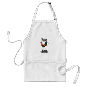 Tablier Coq sauvage vivant à ma manière