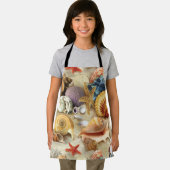 Tablier Coques de mer sur la plage (Insitu)