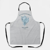Tablier Coquille de Conque Bleue (Recto)