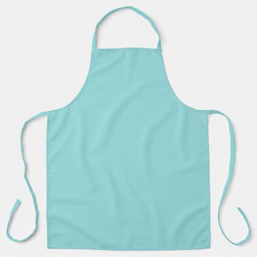 Tablier Coquille de Patelle Bleu Vert Saison Printanière C (Recto)