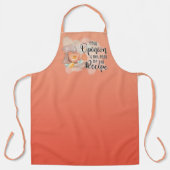 Tablier Corail Red Gradient Votre opinion ne fait pas part (Recto)