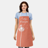 Tablier Coral Dandelion Apron (Porté)
