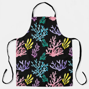 Tablier Coraux aquarelle peint sans couture motif
