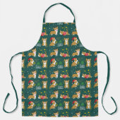 Tablier Corgi de Noël| Woof Woof (Recto)