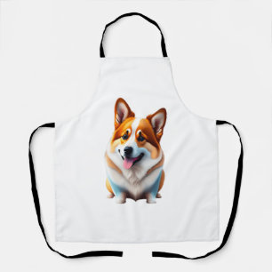 Tablier Corgi drôle chien mignon chiot animal style animal