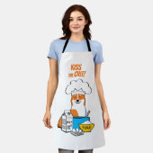Tablier Corgi Life | Apron | Rouge | 1 (Porté)