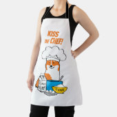 Tablier Corgi Life | Apron | Rouge | 1 (Insitu)