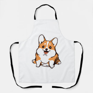 Tablier Corgi Puppy Cute Amoureux des chiens Retro