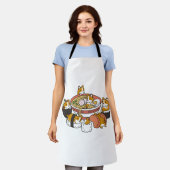 Tablier Corgi Ramen Sushi (Porté)