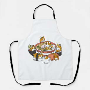Tablier Corgi Ramen Sushi