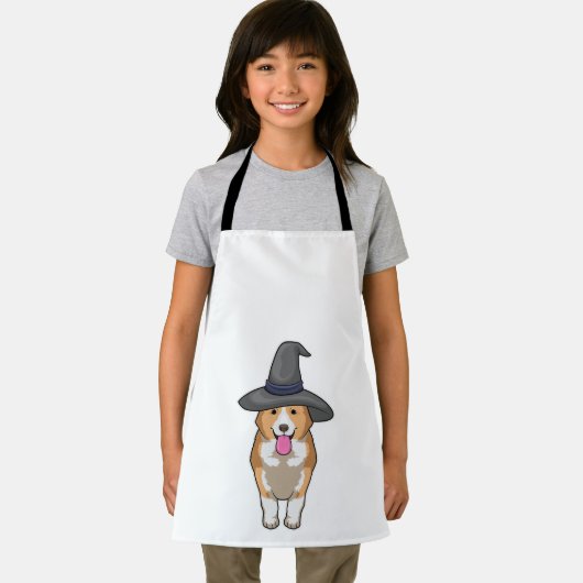 Tablier Corgi Witch (Insitu)