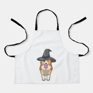 Tablier Corgi Witch