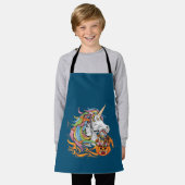 Tablier Corn à bonbons mignon Unicorne Halloween (Porté)