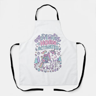 Tablier Corne d'Aventure de Licorne Activée Graphique Past