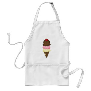 Tablier cornet de crème glacée