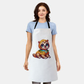 Tablier Corny Cuteness Halloween’s Sweetest Sloth Oversize (Porté)