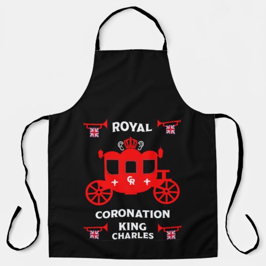 Tablier Coronation royale roi Charles III (Recto)