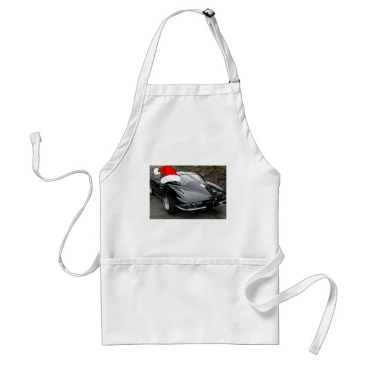 Tablier Corvette de Noël - Fenêtre Split noir (Devant)