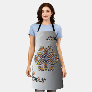 Tablier Cosmic Blossom – Mandala Mystique