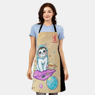 Tablier Cosmic Cat Kitchen Trip Apron