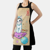Tablier Cosmic Cat Kitchen Trip Apron (Insitu)