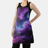 Tablier Cosmic Galaxy Nebula Abstract Space Art (Insitu)