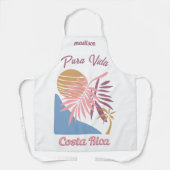 Tablier Costa Rica Moto Pura Vida (Recto)