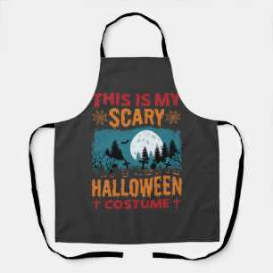 Tablier Costume de Halloween drôle et effrayant Graphique