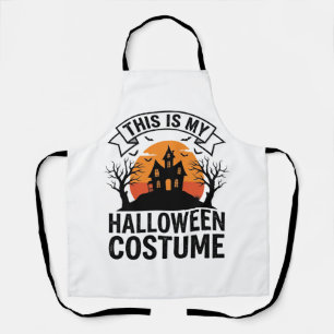 Tablier Costume drôle d'Halloween Maison hantée Vintage Sh