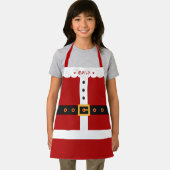 Tablier Costume du Père Noël pour les enfants Noël (Insitu)