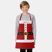 Tablier Costume du Père Noël pour les enfants Noël (Porté)